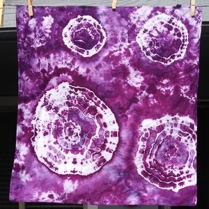 Purple Tie Dye Bandana